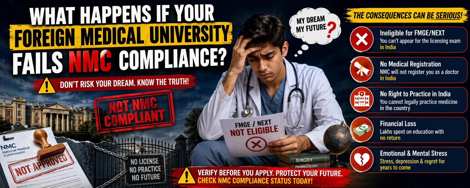 What Happens If Your Foreign Medical University Fails NMC Compliance